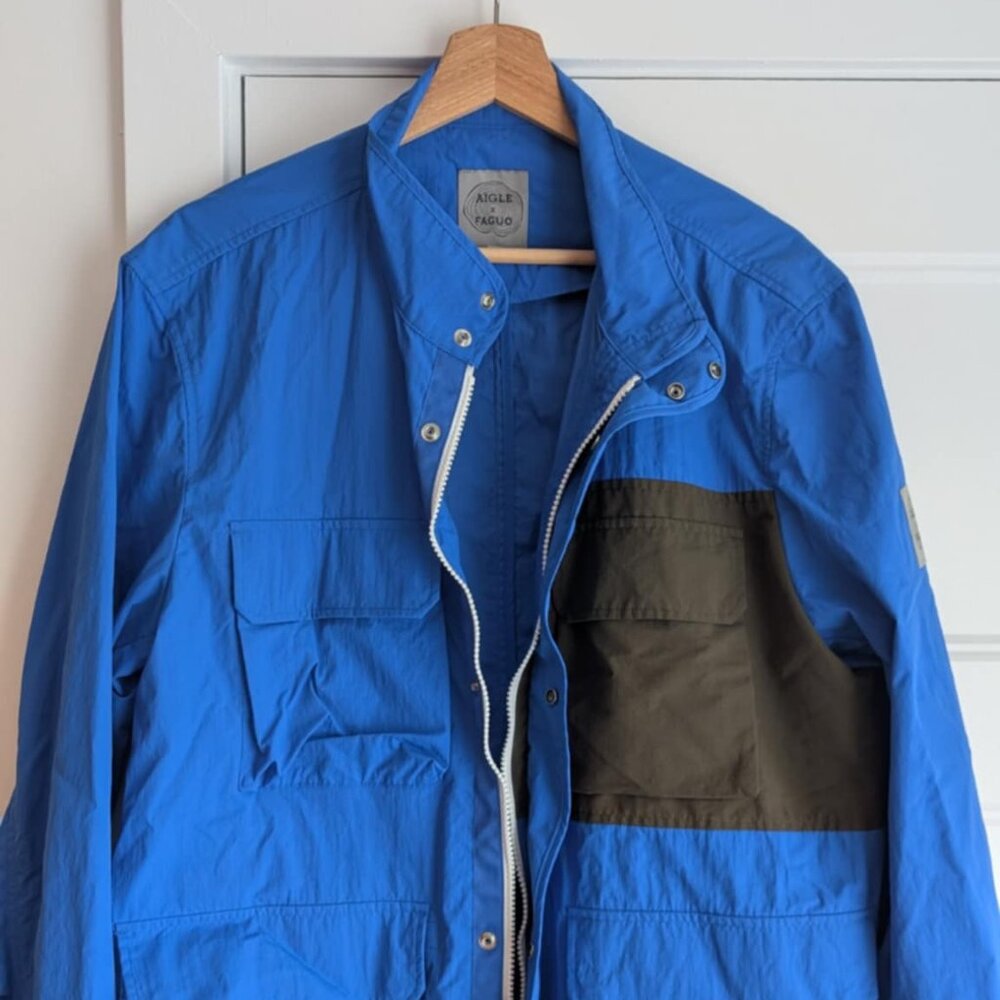 Veste à bouton bleu - AIGLE - Faguo